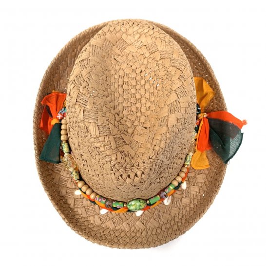 Bohemian Raphia Hat